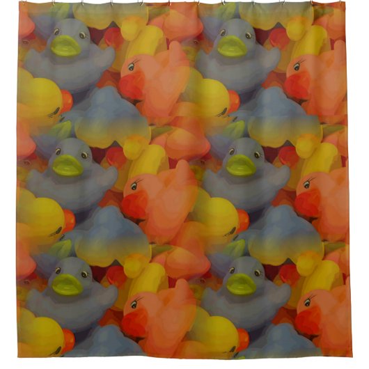Ducks Amok Douchegordijn (Voorkant)