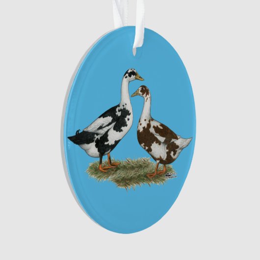Ducks Ancona Pair Ornament (voorkant)