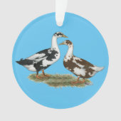 Ducks Ancona Pair Ornament (voorkant)