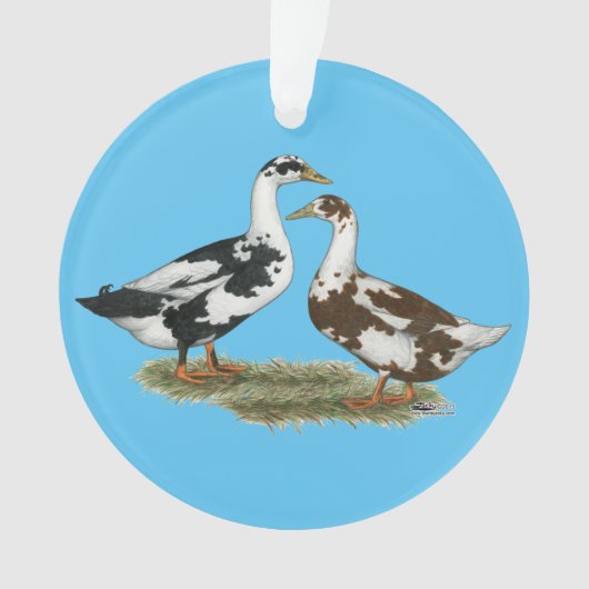 Ducks Ancona Pair Ornament (voorkant)