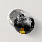 Ducks Best Friend Rubber Duck Button (klein) (Voorkant /achterkant)