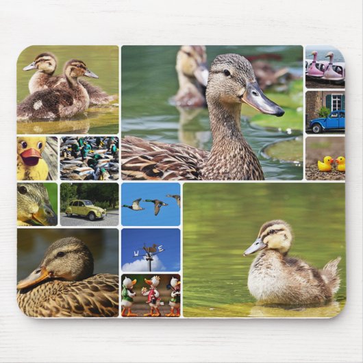 Ducks Collage Photo Muismat (Voorkant)