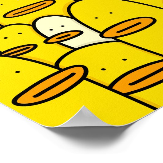 Ducks Doddle Art Poster (Hoek)