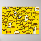 Ducks Doddle Art Poster (Voorkant)