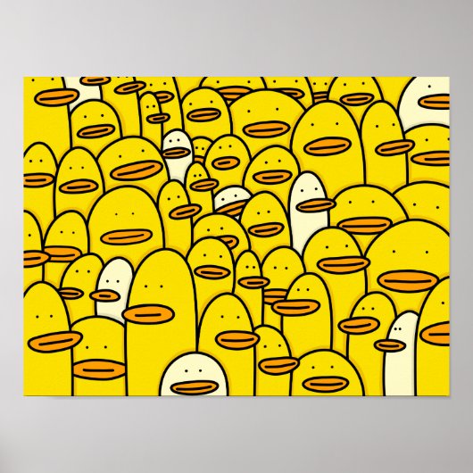Ducks Doddle Art Poster (Voorkant)