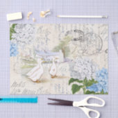 Ducks Farmhouse Flowers Italy Tissue Paper Tissuepapier (Craft)