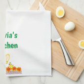Ducks Floral Kitchen Hand Towel Theedoek (Quarter Fold)