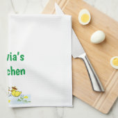 Ducks Floral Kitchen Hand Towel Theedoek (Quarter Fold)