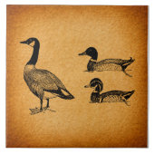 Ducks & Goose  Art Tegeltje (Voorkant)