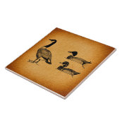 Ducks & Goose Art Tegeltje (Zijkant)