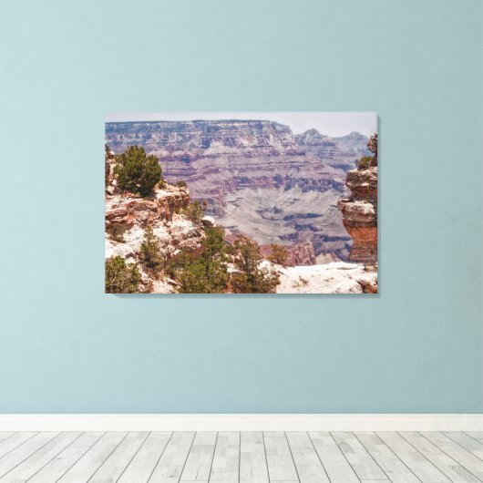 Duck's Grand Uitzicht Canvas Afdruk (Insitu (Houten vloer))