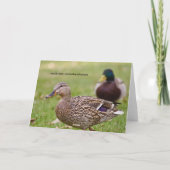 Ducks Happy Birthday BFF Kaart (Achterkant)