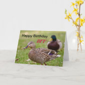 Ducks Happy Birthday BFF Kaart (Gele Bloem)