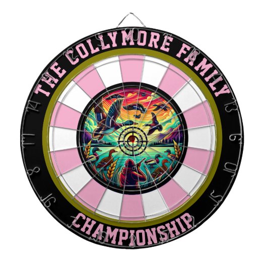 Ducks in Flight Hunting Art Dartbord (Voorkant)