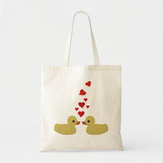 Ducks in Love Tote Bag (Voorkant)