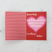 Ducks in Love Valentijnsdag Kaart (Binnen)