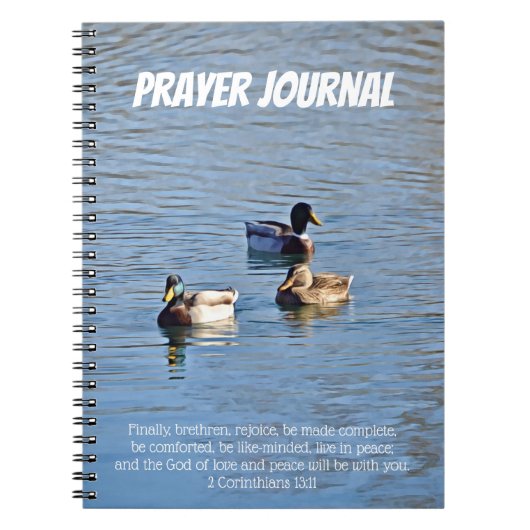 Ducks in Water Prayer Journal Notitieboek (Voorkant)