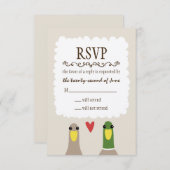 Ducks Wedding RSVP (Voorkant / Achterkant)