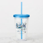 Ducks Woodland Forest Natuur 21st Birthday Party Acryl Drinkbeker<br><div class="desc">Natuur-themed,  bos scène met eenden feest voor zijn 21ste verjaardag. Composietontwerp per feestdag — Design.</div>