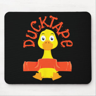 Ducktape Duck Funny Ducks Schattige Boerderij Scha Muismat