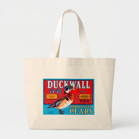 Duckwall Hood River Pears Grote Tote Bag (Voorkant)