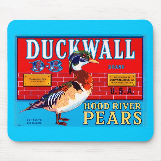 Duckwall Hood River Pears Muismat (Voorkant)
