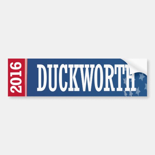 Duckworth - Tammy Duckworth 2016 Bumpersticker (Voorkant)