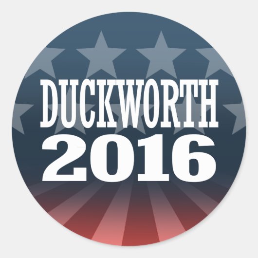 Duckworth - Tammy Duckworth 2016 Ronde Sticker (Voorkant)