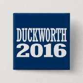 Duckworth - Tammy Duckworth 2016 Vierkante Button 5,1 Cm (Voorkant)
