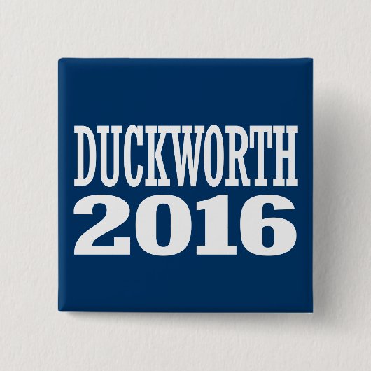 Duckworth - Tammy Duckworth 2016 Vierkante Button 5,1 Cm (Voorkant)