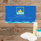 Ducky Bubles diaper diapluer Raffle Ticket Informatiekaartje