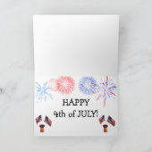 Ducky Celebration for the 4th of Juli Kaart (Binnen)