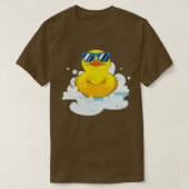 Ducky Cool Ducking Funny Bath Speelgoed Rubber Duc T-shirt (Design voorkant)