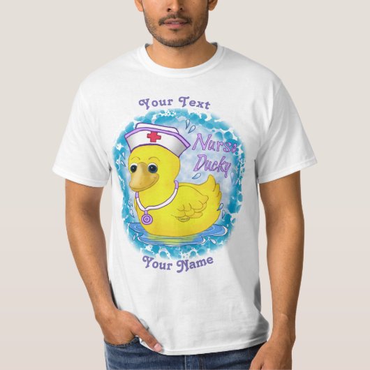 Ducky custom Nurse T-shirt (Voorkant)