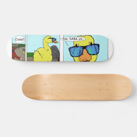 Ducky de oestroyer persoonlijk skateboard (Horizontaal)