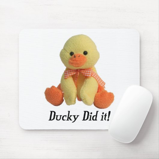 Ducky deed het! muismat (Met muis)