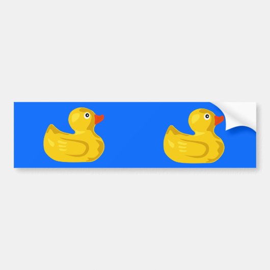 Ducky Duck Bumpersticker (Voorkant)