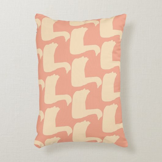 Ducky Duck Decorator Peach Accent Kussen (Voorkant(Verticaal))