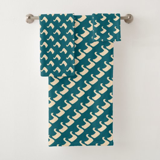 Ducky Duck  Kids Teal   Bad Handdoek (Insitu)