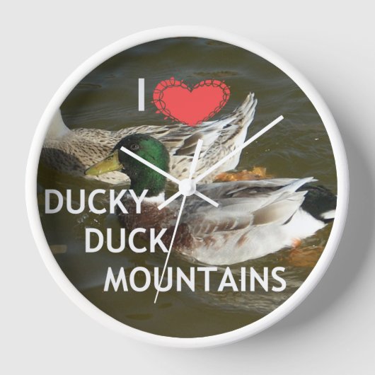 Ducky eend bergen. (Voorkant)