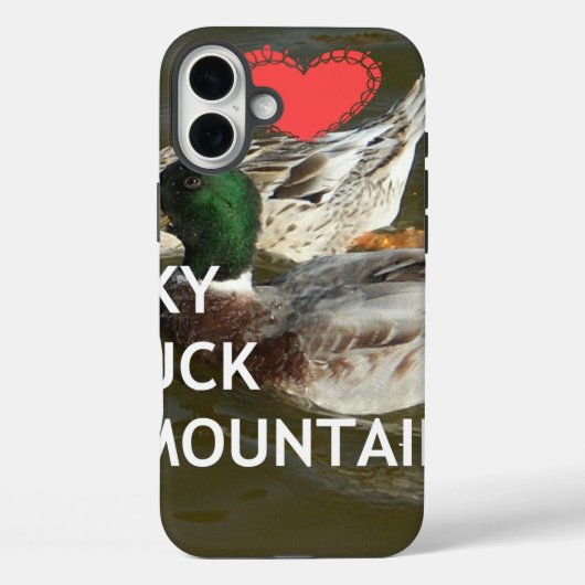 Ducky eend bergen. Case-Mate iPhone case (Achterkant)