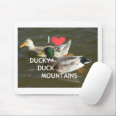 Ducky eend bergen. muismat (Met muis)