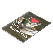 Ducky eend bergen. notitieboek (Linkerzijde)