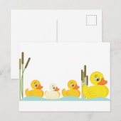 Ducky Family Briefkaart (Voorkant / Achterkant)