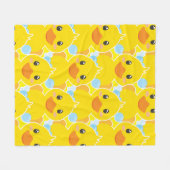Ducky Fleece Blanket Deken (Voorkant (Horizontaal))