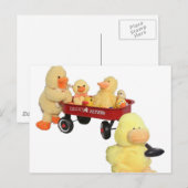 Ducky Flyer Briefkaart (Voorkant / Achterkant)