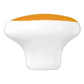 Ducky Gele wasbak Kop Kop uit rubber Keramische Knop (Zijkant)