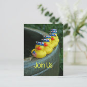 Ducky Independence Day Briefkaart (Staand voorkant)