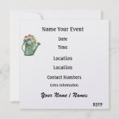 Ducky Invitation - SRF Kaart (Achterkant)