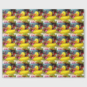 Ducky Kerstmis I Cadeaupapier (Vlak)